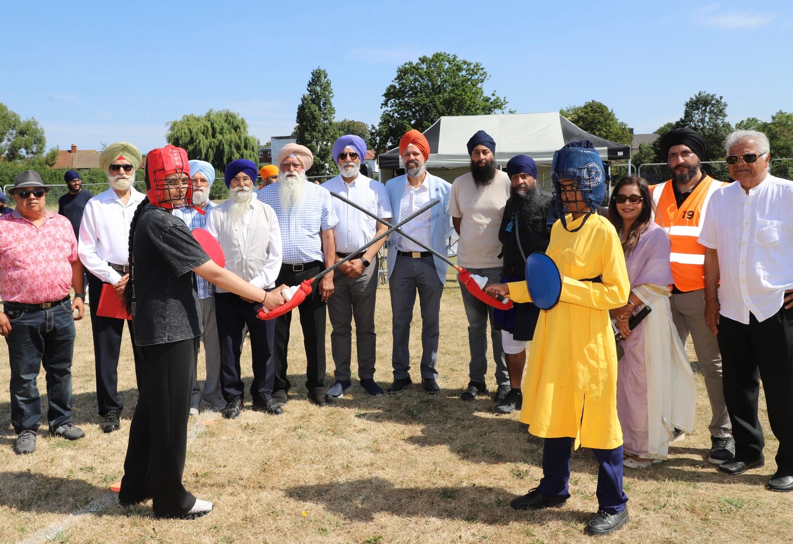 Zora Singh of Baba Fateh Singh Akhara Woolwich wins title at 12th UK Gatka Championship